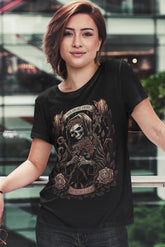 Camiseta de calaveras tattoo inspired